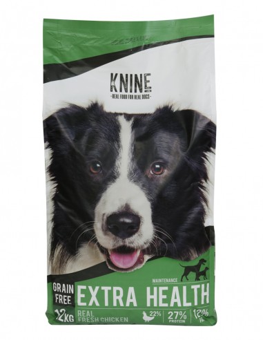 SACO KNINE EXTRA HEALTH- 12 kgs. FRONTAL