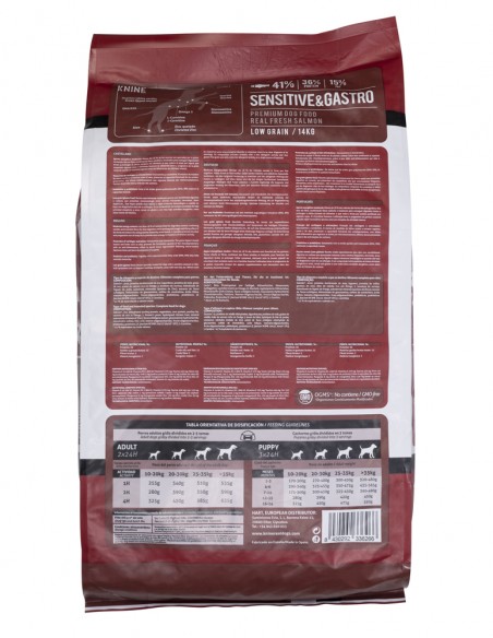 KNINE SENSITIVE & GASTRO - 14 kgs.
